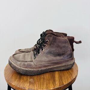 Bluprint Comfort Brown Leather Lace Up Chukka Boots Men’s Size 8